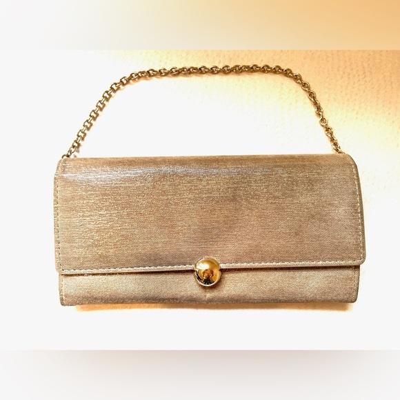 Christian Dior Gold Clutch with Chain - Picture 5 of 13